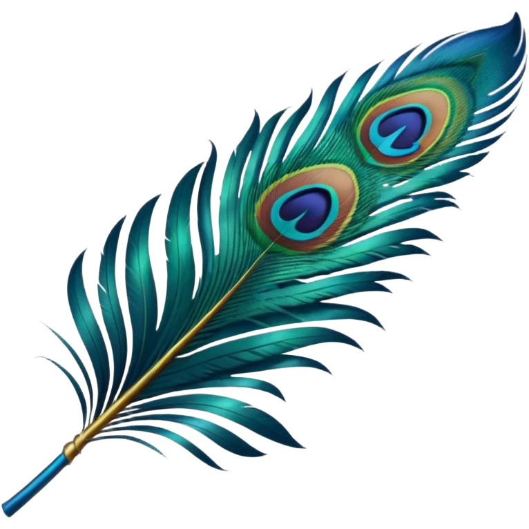 peacock feather emoji