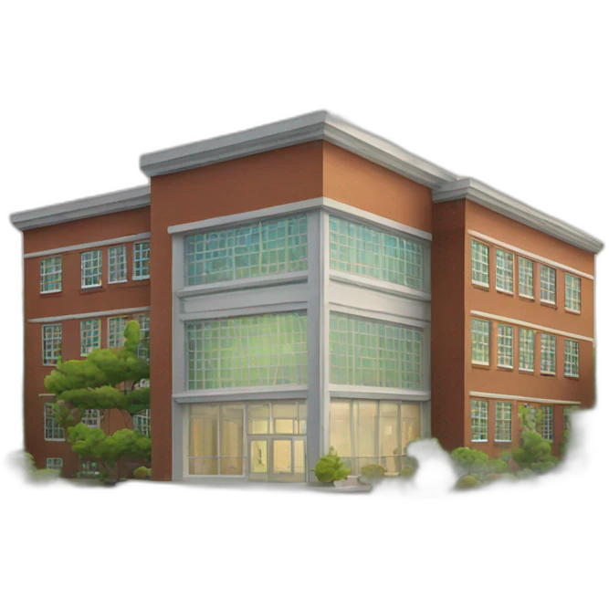school building emoji