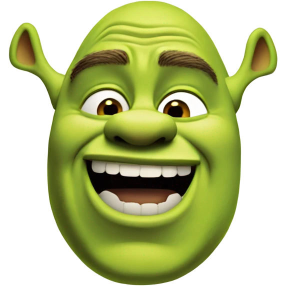 Shrek winking  emoji
