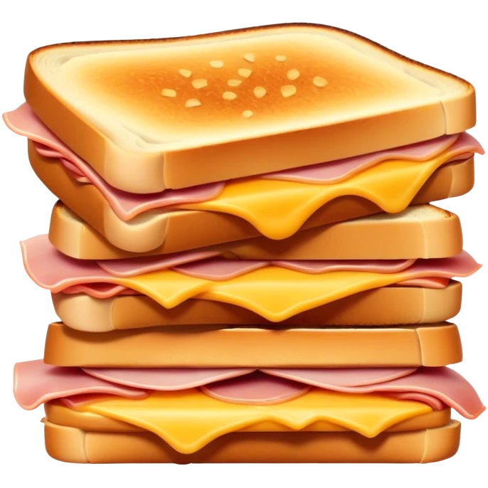 Grilled ham cheese sandwich emoji