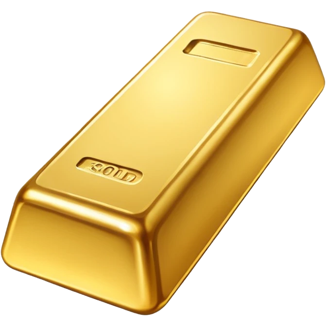 Gold bar emoji