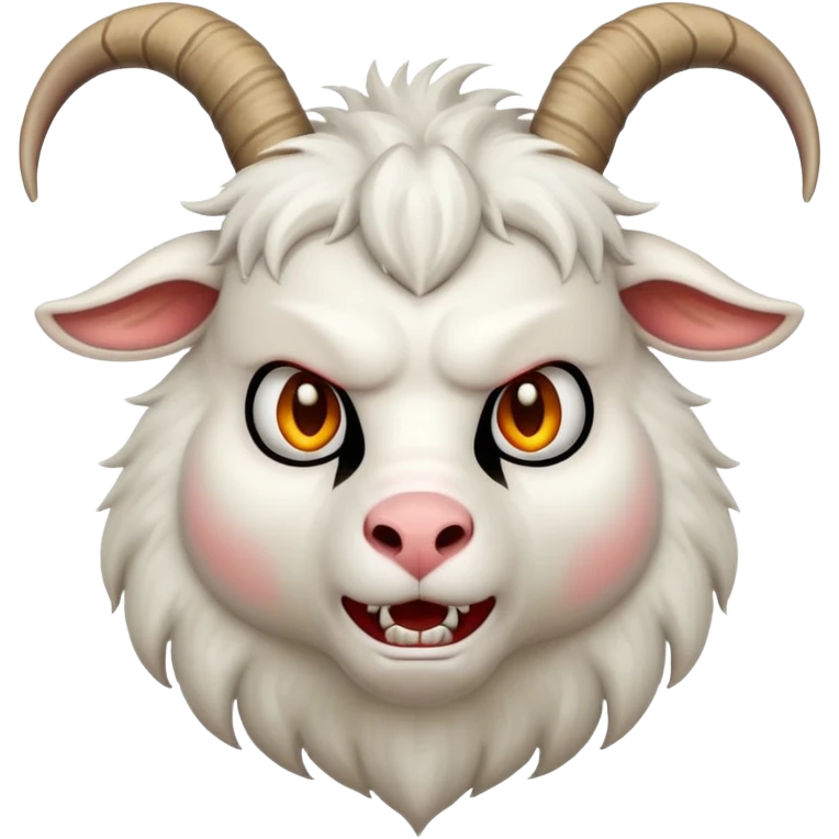 Goat Angry emoji