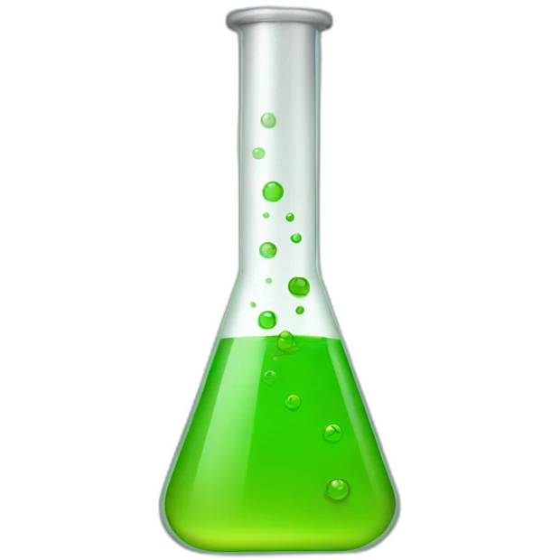 Lab flask red emoji