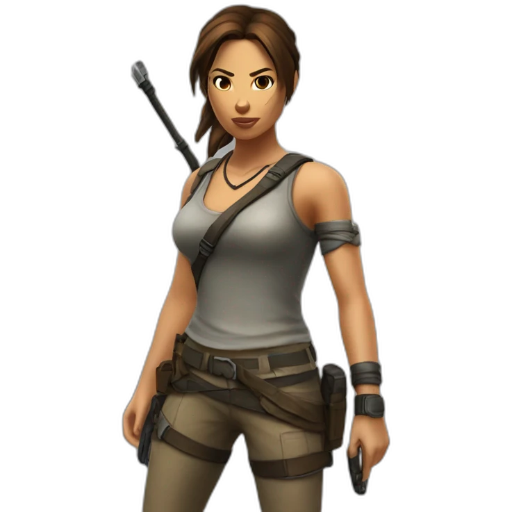 Lara croft emoji