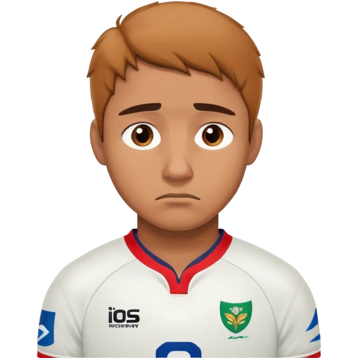 Sad rugby emoji