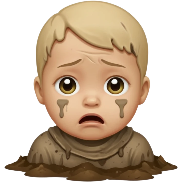 A baby that feels disgusting emoji