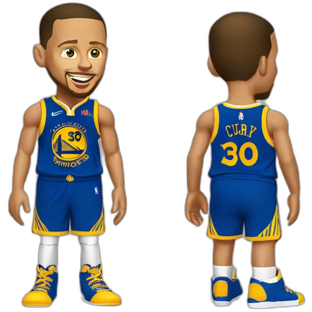 Stephen Curry qui fait des grimaces emoji