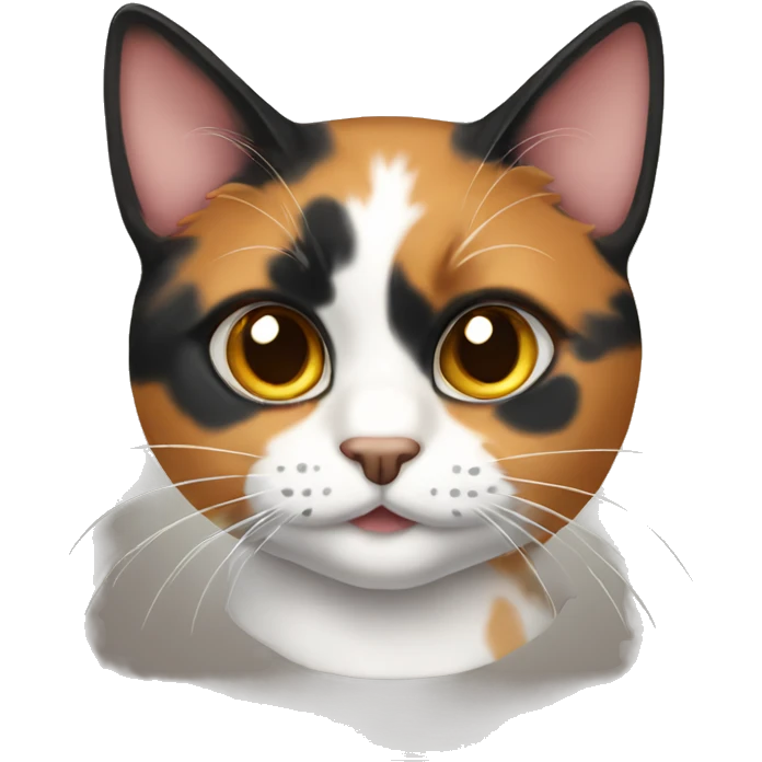 Calico cat emoji