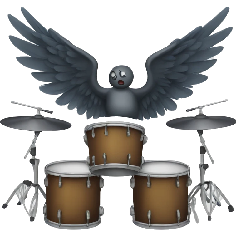 Drums with wings  emoji
