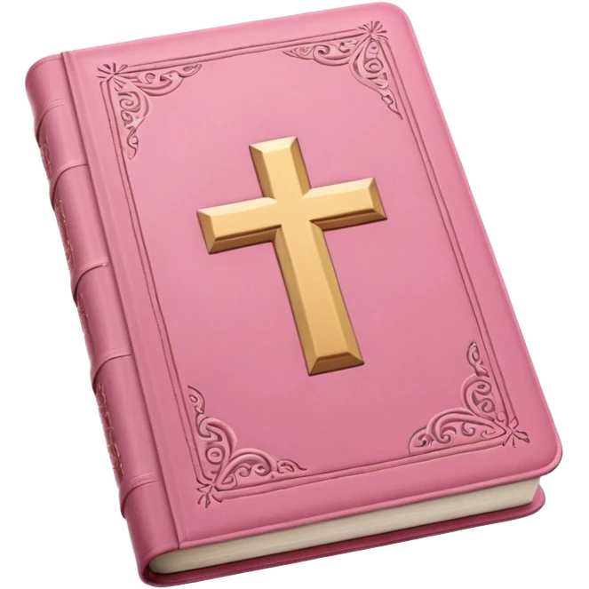 Biblia rosa emoji