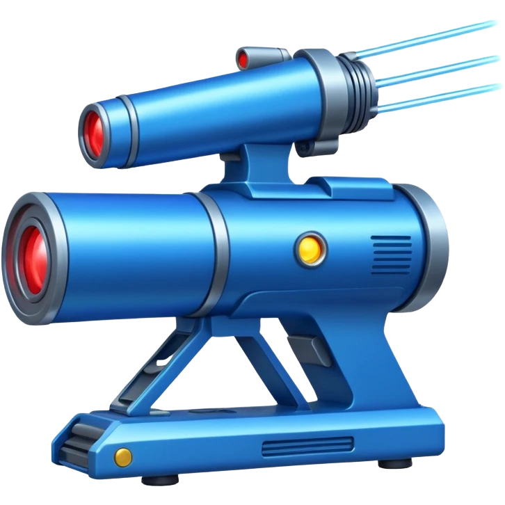 huge laser weapon emoji