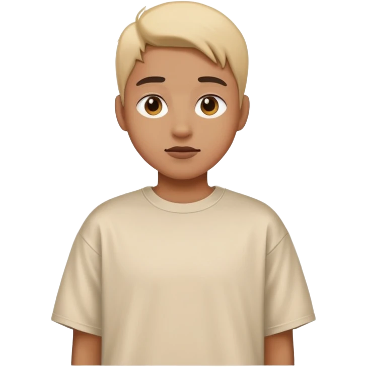 Can in oversized t-shirt emoji