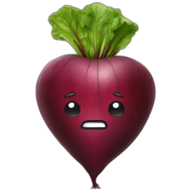 beetroot wearing a crown emoji