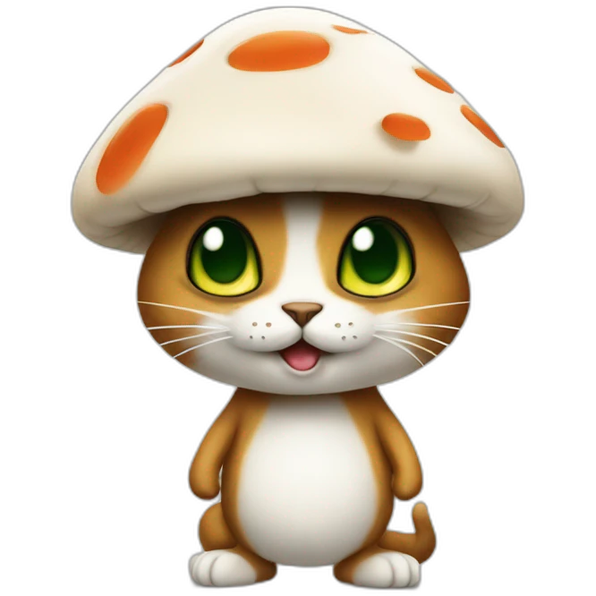 mushroom-Smurf-cat emoji