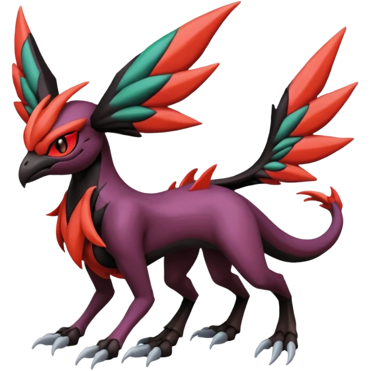 Meloetta-Yveltal-Darkrai-Noivern-Pokémon-Fakémon-creature emoji