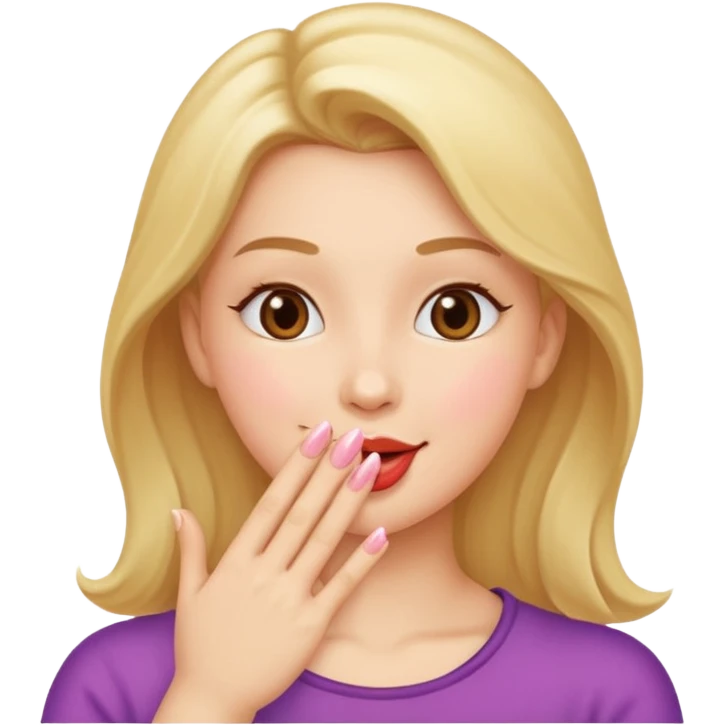 Me blowing kisses  emoji
