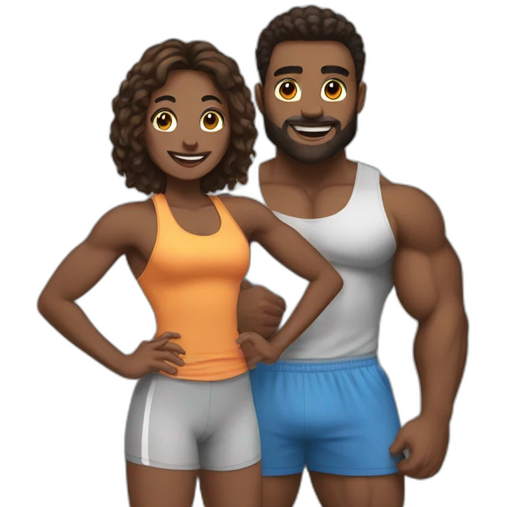 gym friends emoji