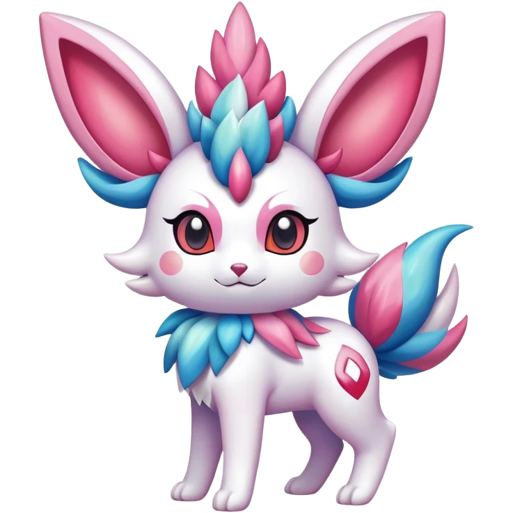 Shiny Exotic Sylveon-Delcatty-Shaymin-Hybrid-Creature emoji