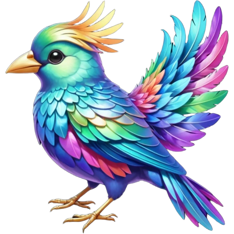 Maina bird aesthetic emoji