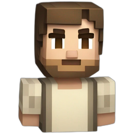 Minecraft steve emoji