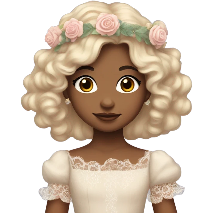 Shabby chic princess emoji