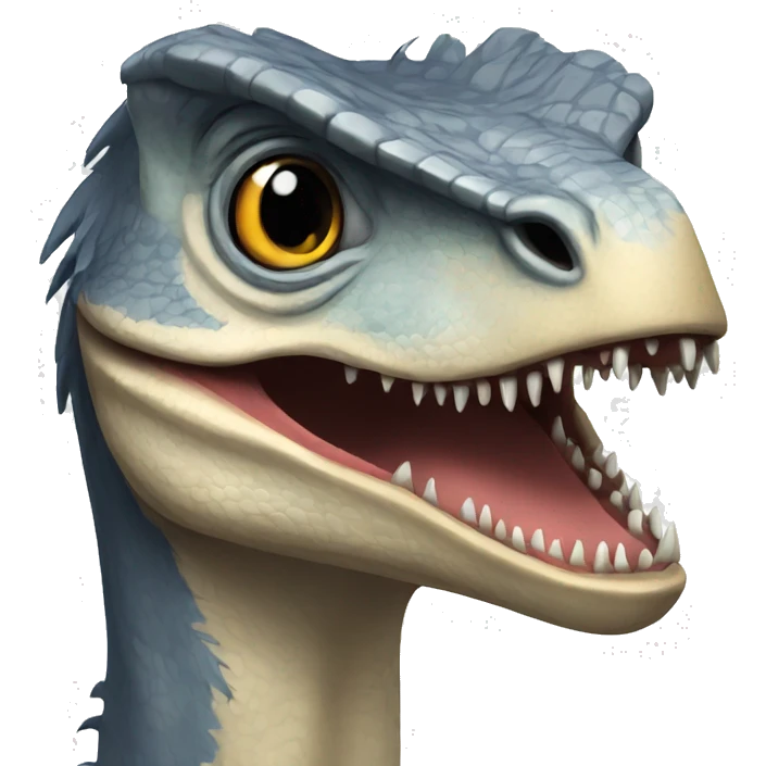 A velociraptor emoji