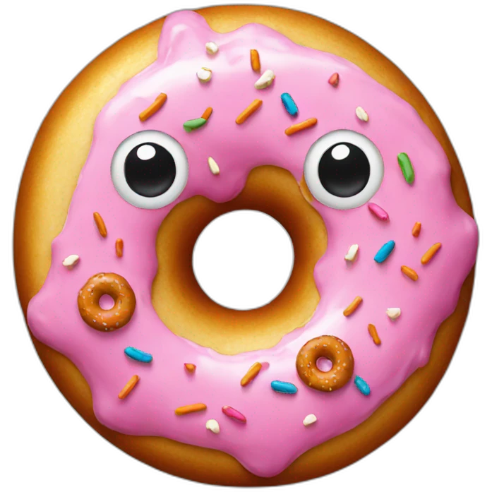 A donut doing a donut  emoji