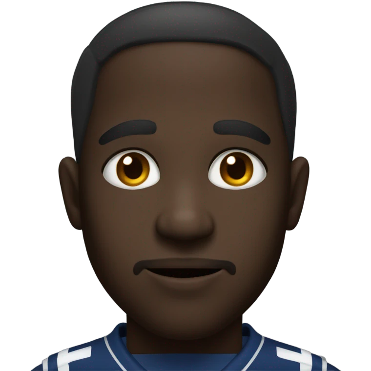 dark-skinned player portrait emoji