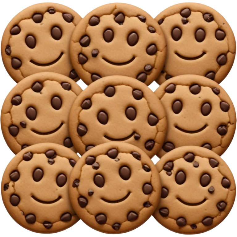 dark brown cookie emoji