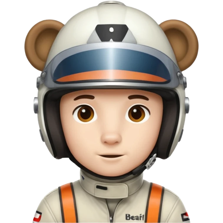f1 driver white bear emoji