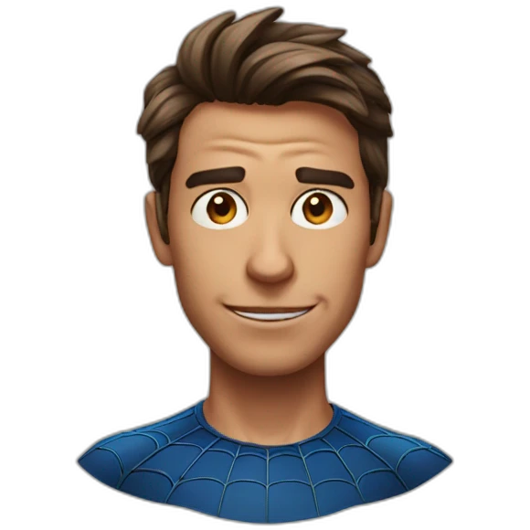 head Spiderman emoji