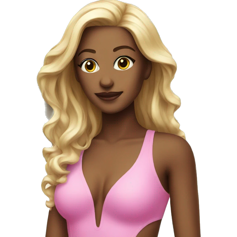 Beautiful pink swimsuit emoji