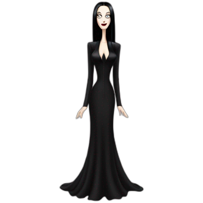Morticia Addams emoji