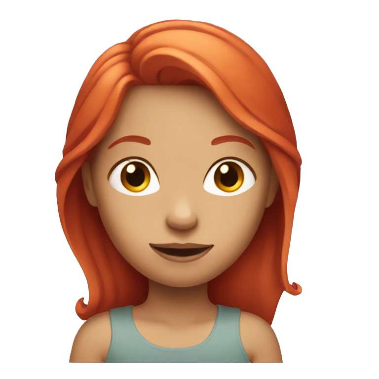 Red haired girl emoji