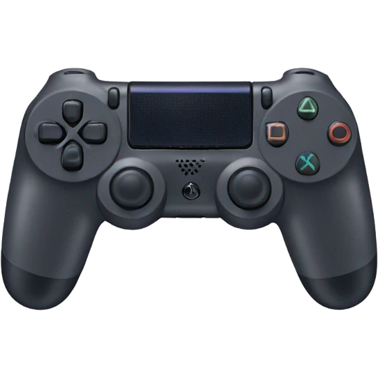 playstation 4 with controller emoji