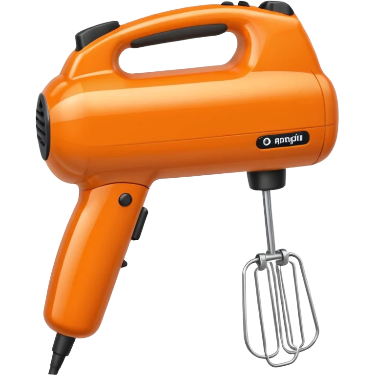 hand mixer orange colour emoji