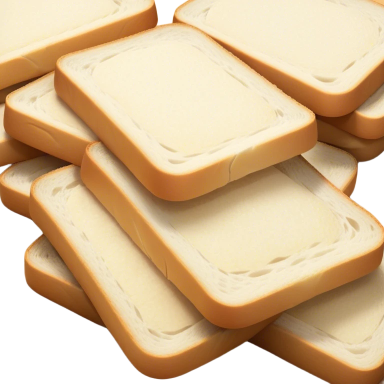 white bread slices stacked emoji