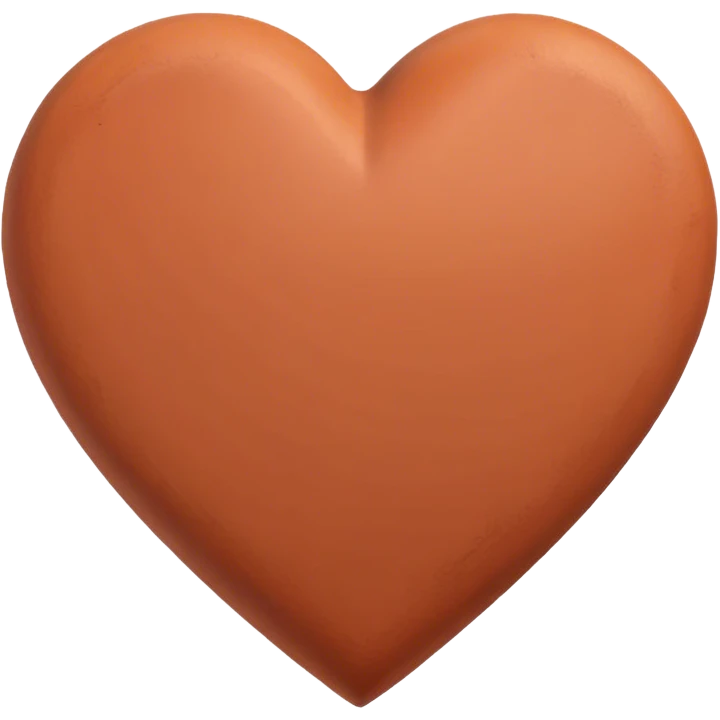 terracotta heart emoji