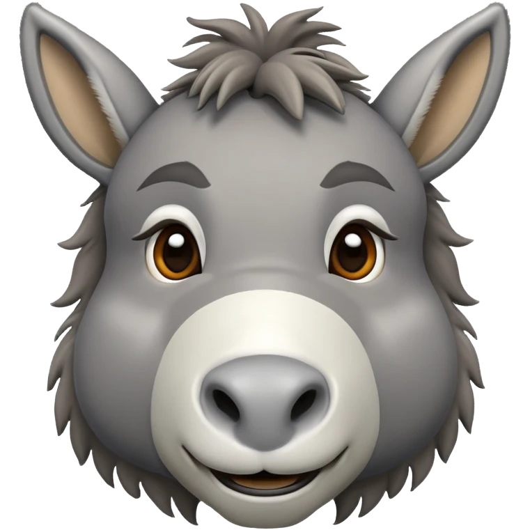 Donkey face emoji