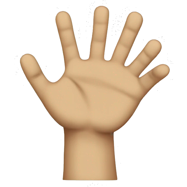 make Hand look like its grabbing something emoji