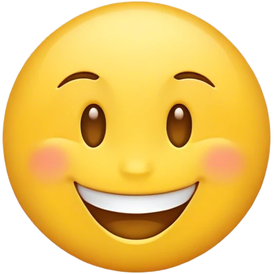 Sweetheart yellow round emoji emoji