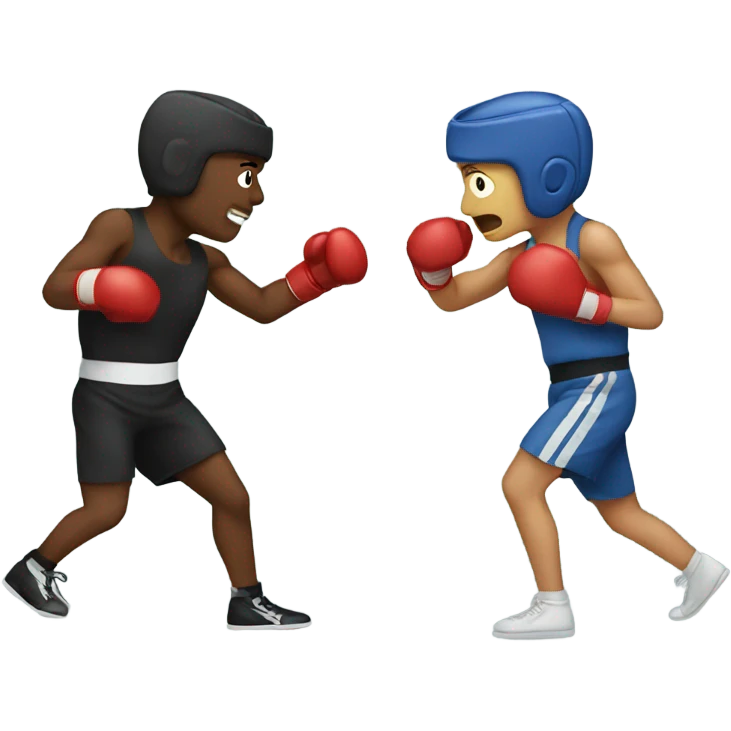 two people boxing  emoji