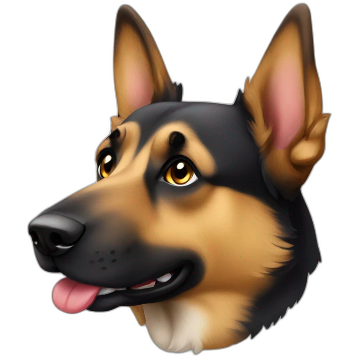 Chiens berger allemand emoji