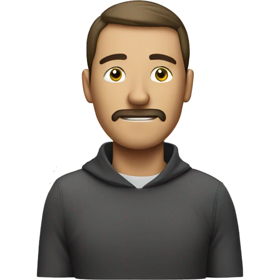 man in the middle cyberattack emoji