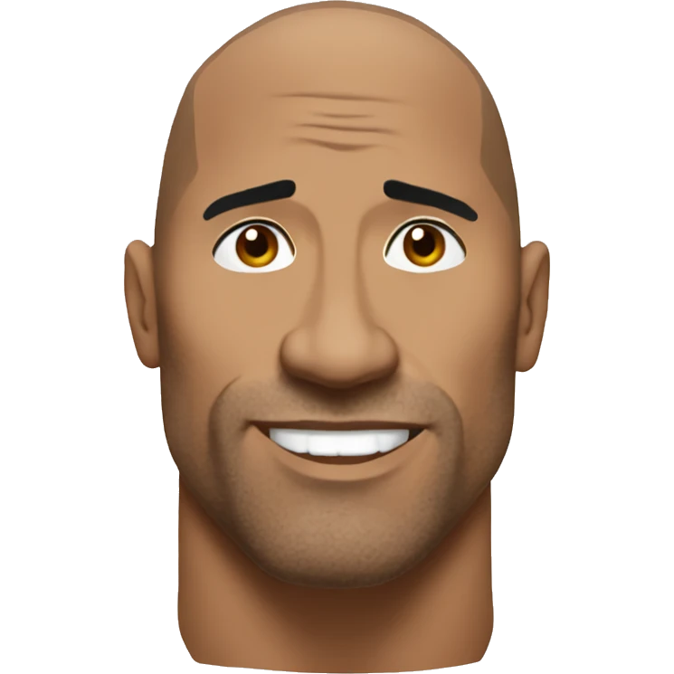 The Rock old emoji