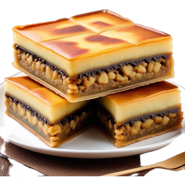 martabak manis-cinematic-realistic-martabak manis-dish-emoji,-depicted-as-a-single,-square-slice-of-sweet,-thick-martabak manis-with-a-rich,-indulgent-filling,-rendered-with-detailed-textures-and-vibrant,-appetizing-lighting emoji