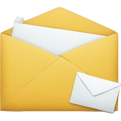 person holding envelope emoji