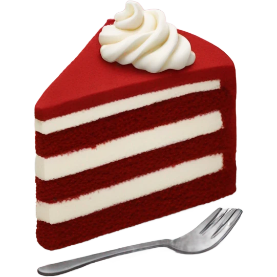 red velvet cake emoji