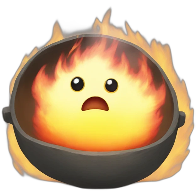Calcifer from howls moving castle emoji