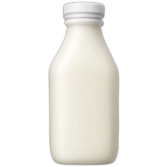 white Squeeze Sauce Bottle emoji